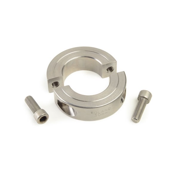 Shaft Collar, 1pc Clamp, Bore 42mm, OD73mm, 316 Stainless Steel, MSP-42-ST